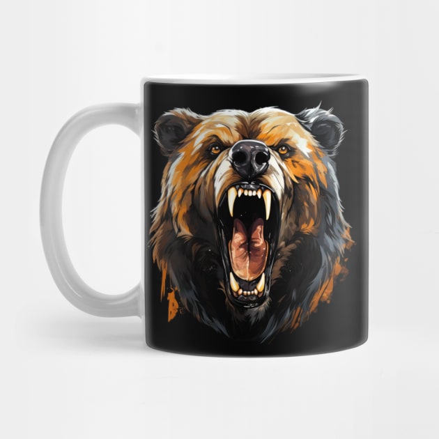 Angry Bear by ZombieTeesEtc